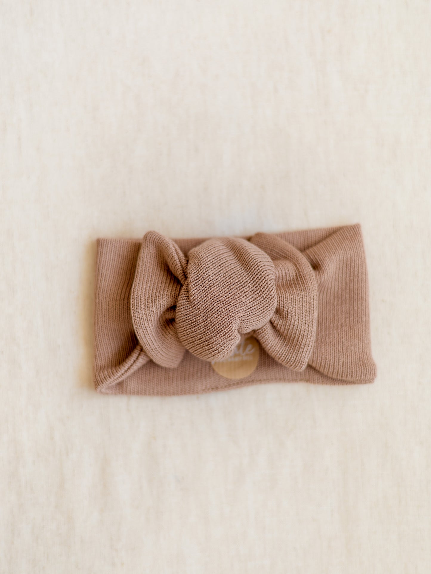 *Headband / Cotton Knit - Creamy Beige