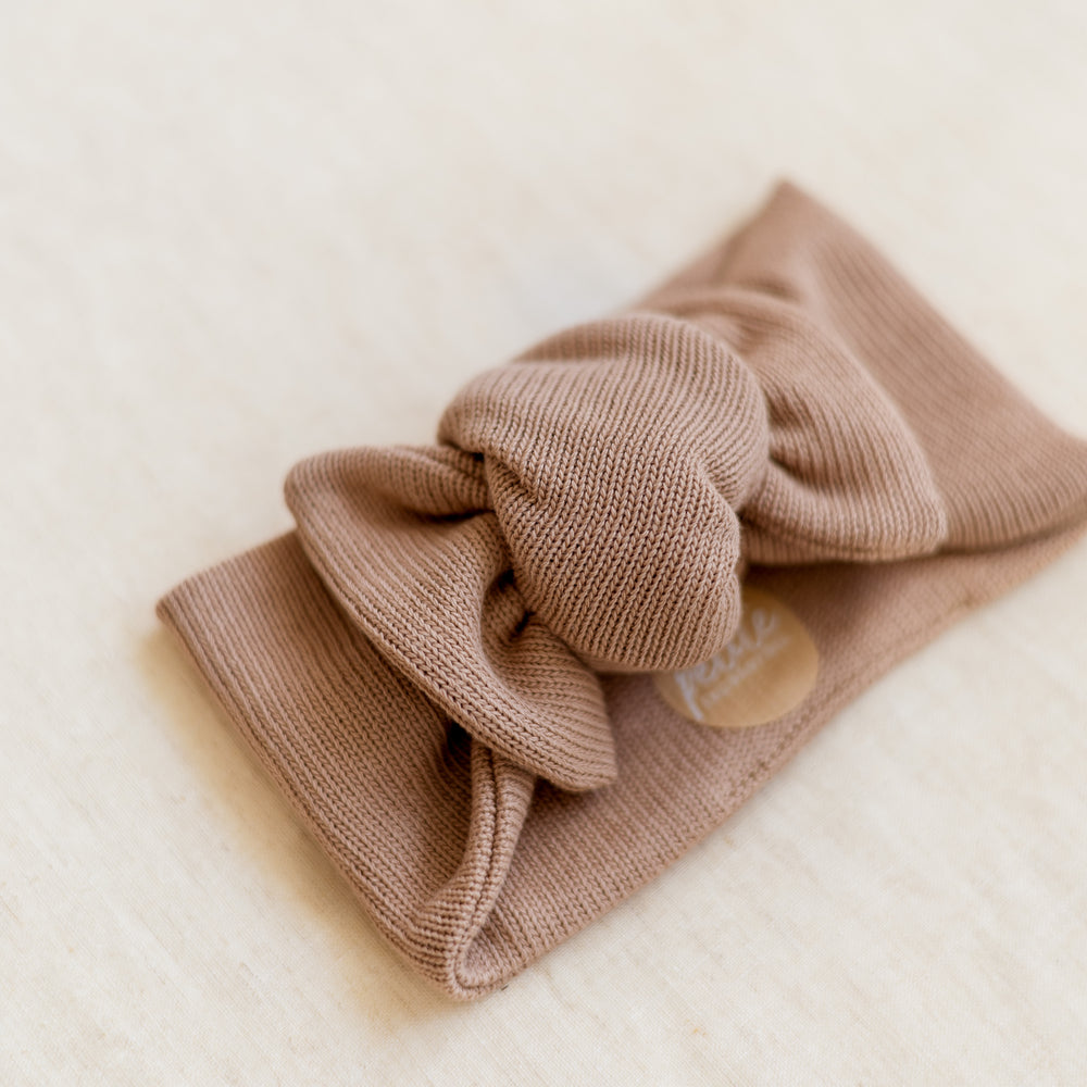 *Headband / Cotton Knit - Creamy Beige