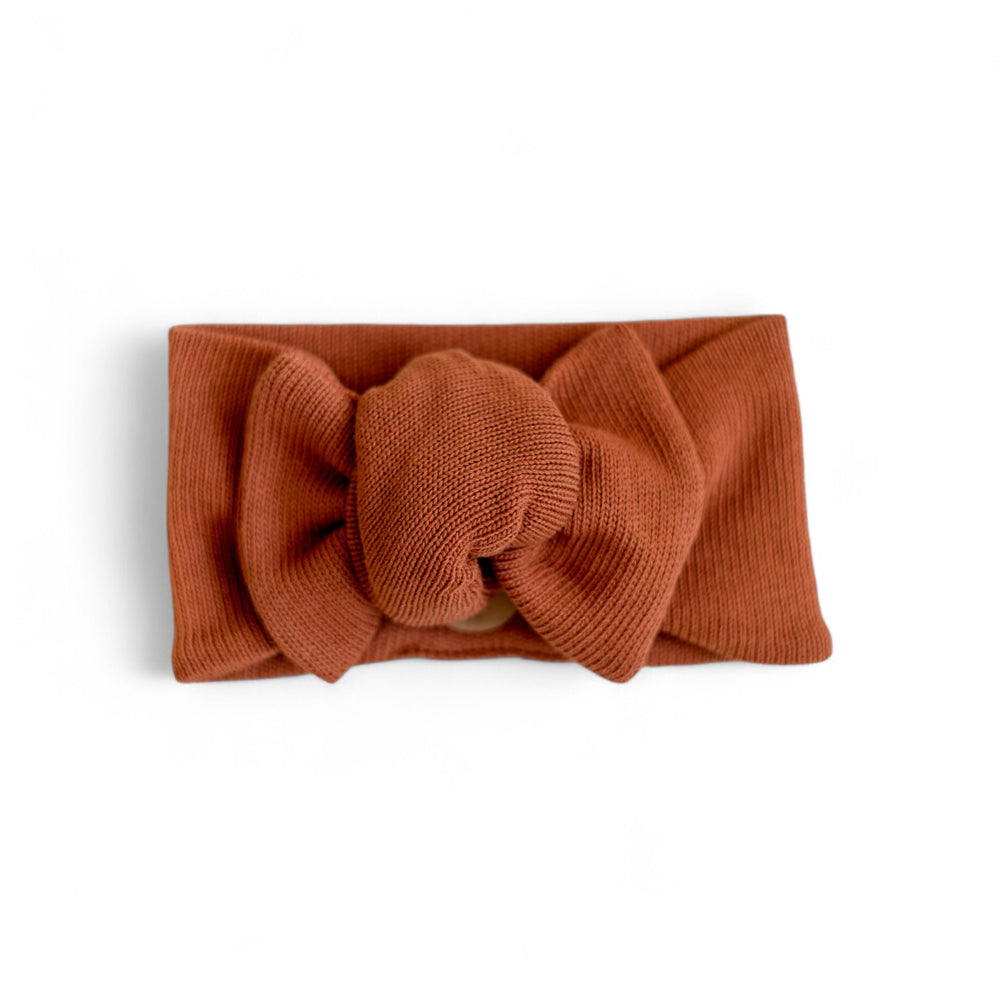 *Headband / Cotton Knit - Rosewood