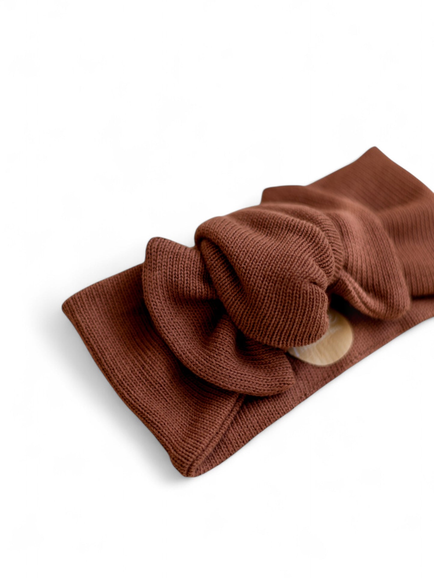 *Headband / Cotton Knit - Dark Rosewood