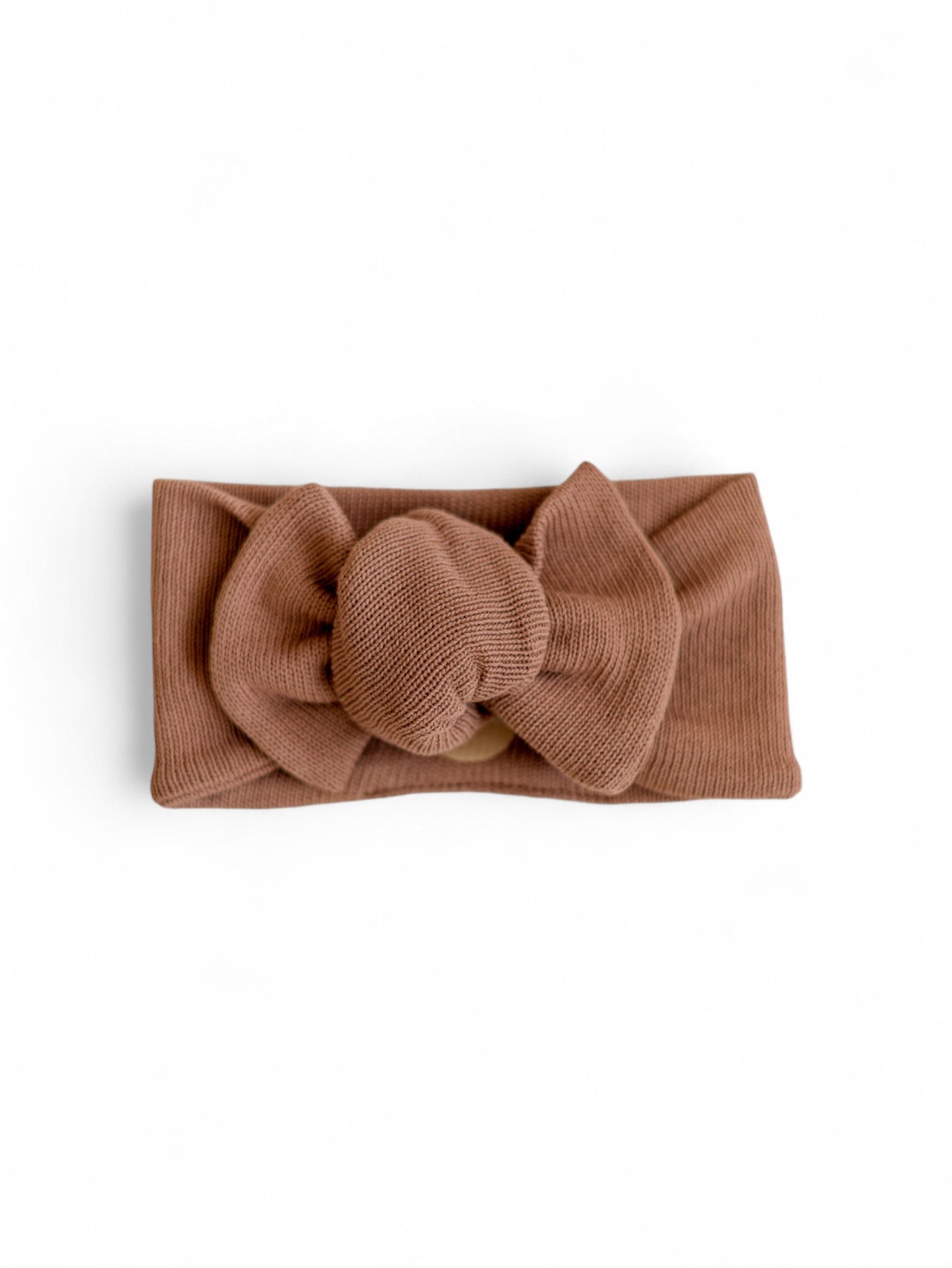 *Headband / Cotton Knit - Chocolate Blush