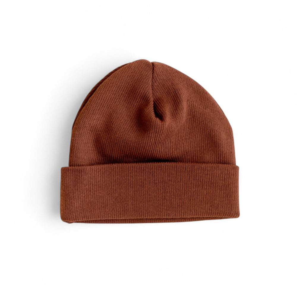 Knit Beanie / Dark rosewood