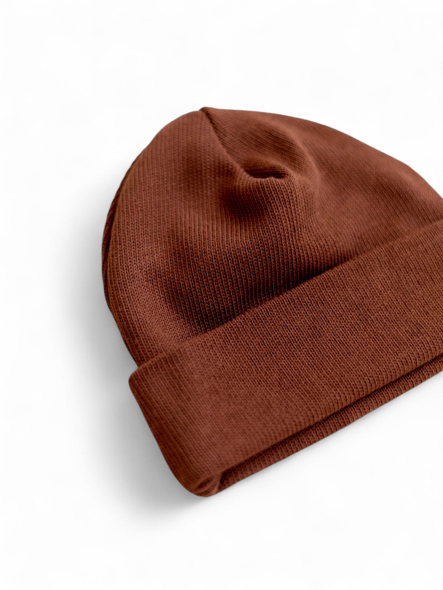 Knit Beanie / Dark rosewood