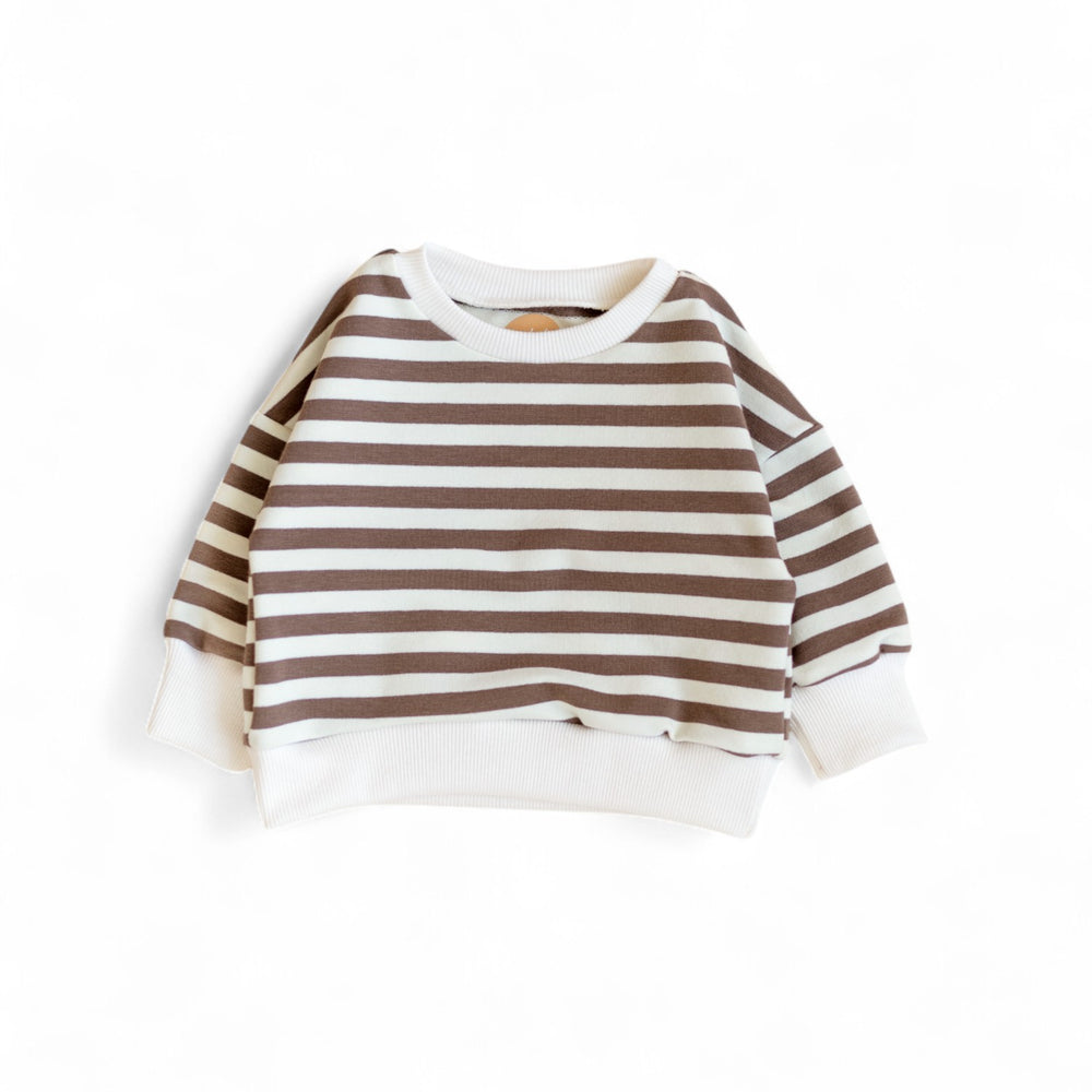 *Cotton sweater / Taupe