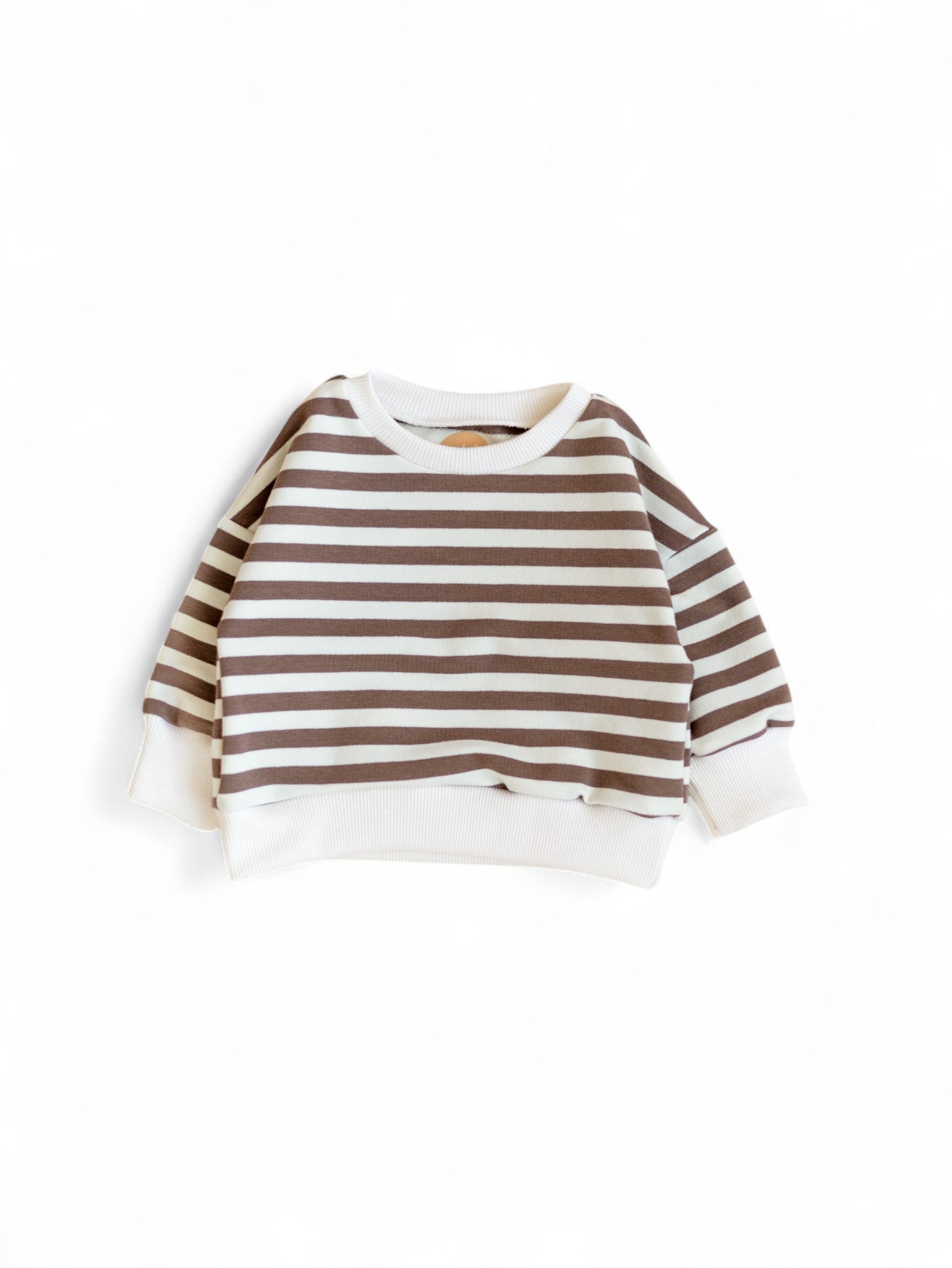 *Cotton sweater / Taupe