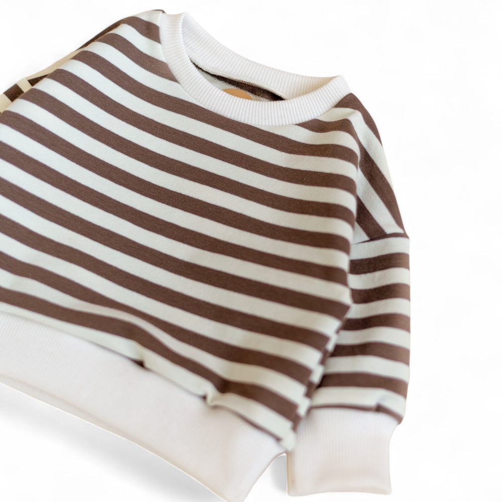 *Cotton sweater / Taupe
