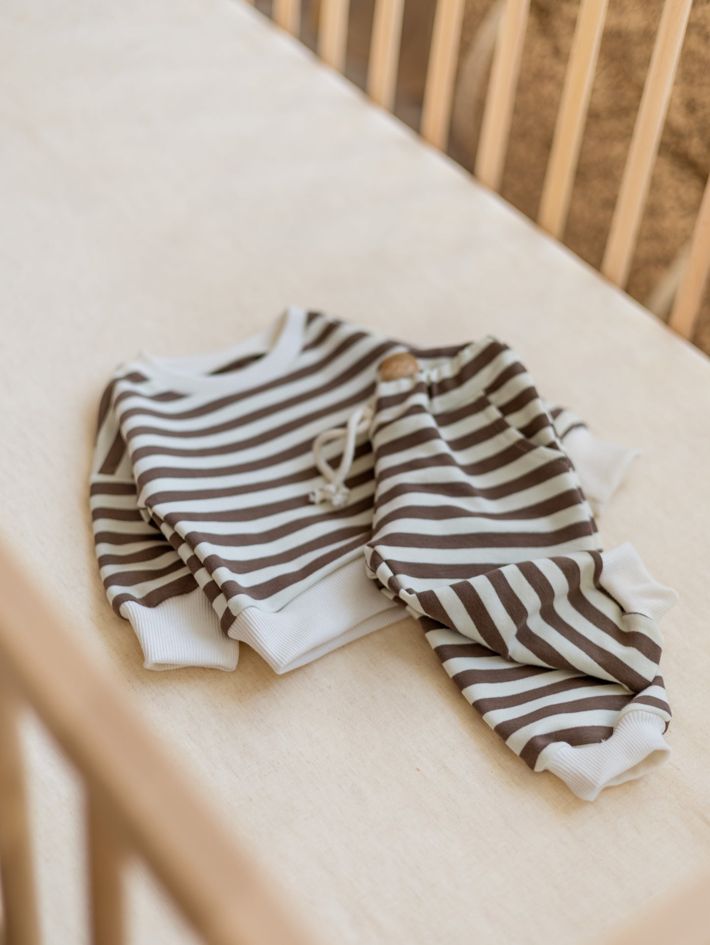 *Cotton sweatpants / Stripes