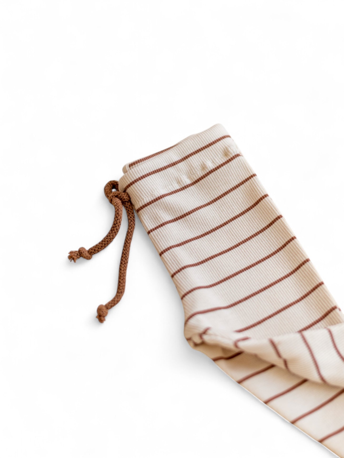 *Ribbed Leggings / Creamy + Stripes