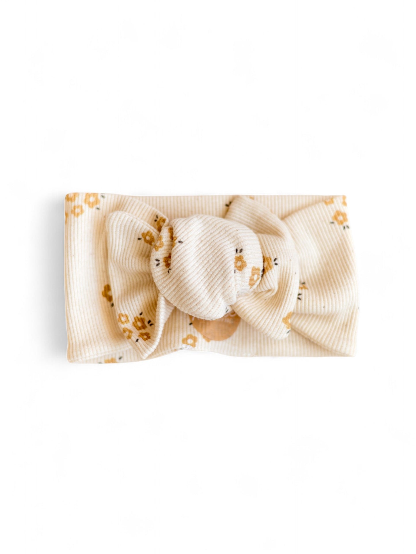 *Bow Headband / Natural Tiny Flowers