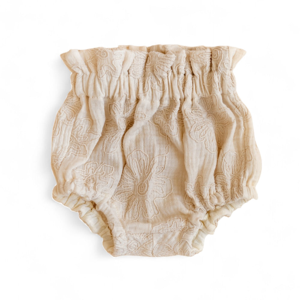 *Baby bloomers / Embroidered natural