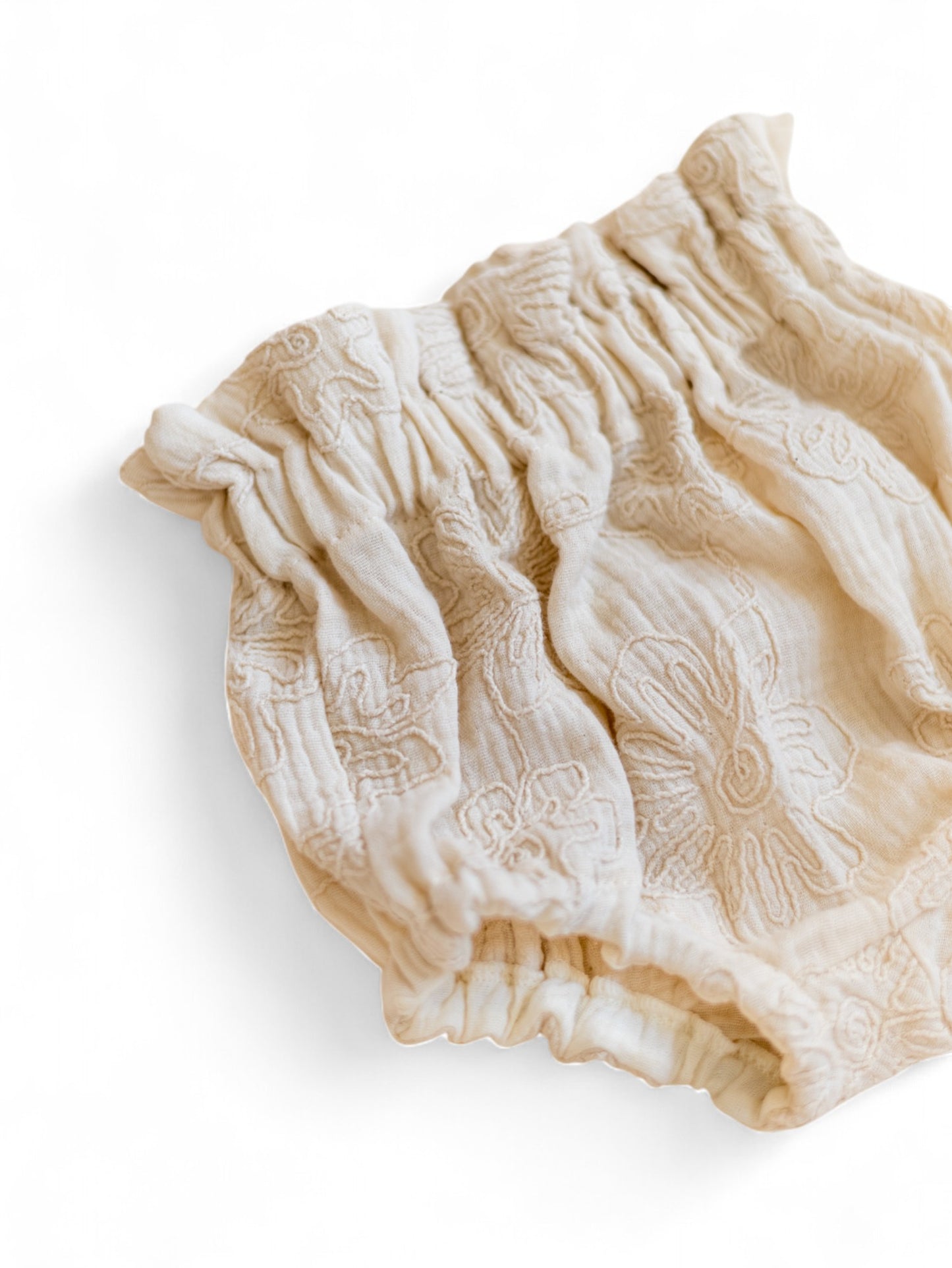 *Baby bloomers / Embroidered natural