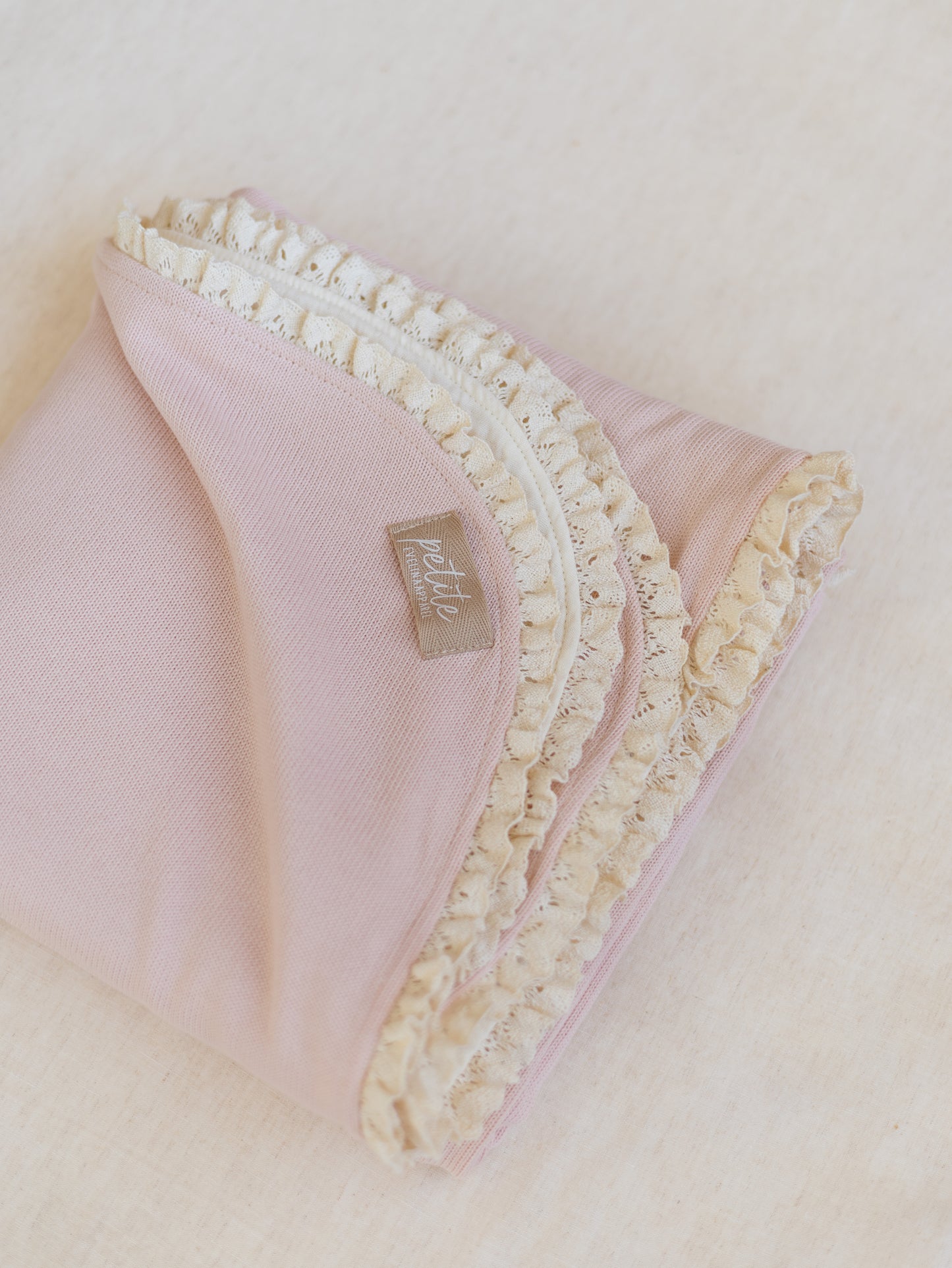 *Knit + Muslin Blanket / Blush