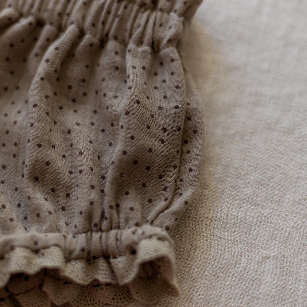 
                      
                        Bloomers / melange dots & lace
                      
                    