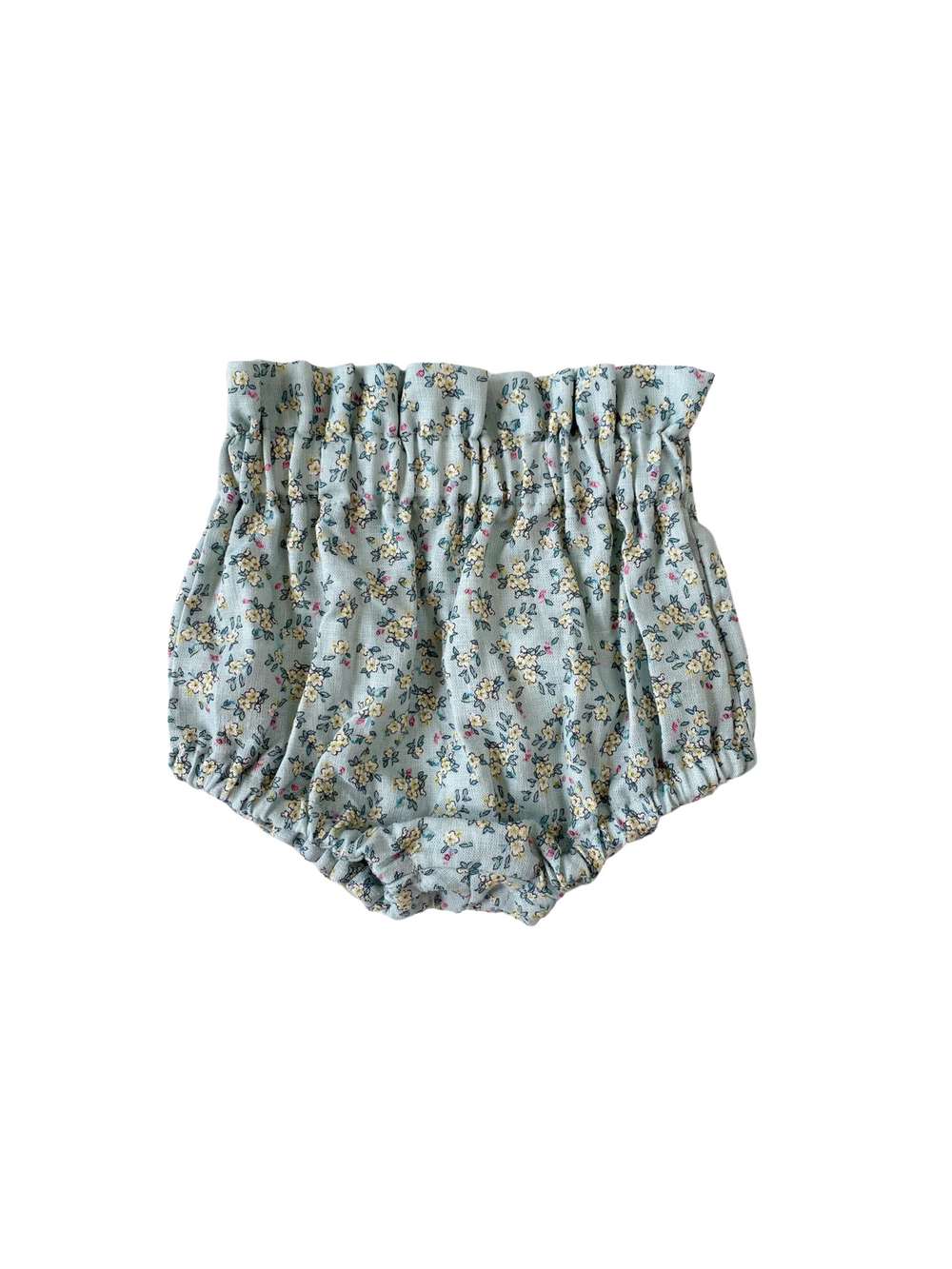 Linen Bloomers / little flowers - icy blue