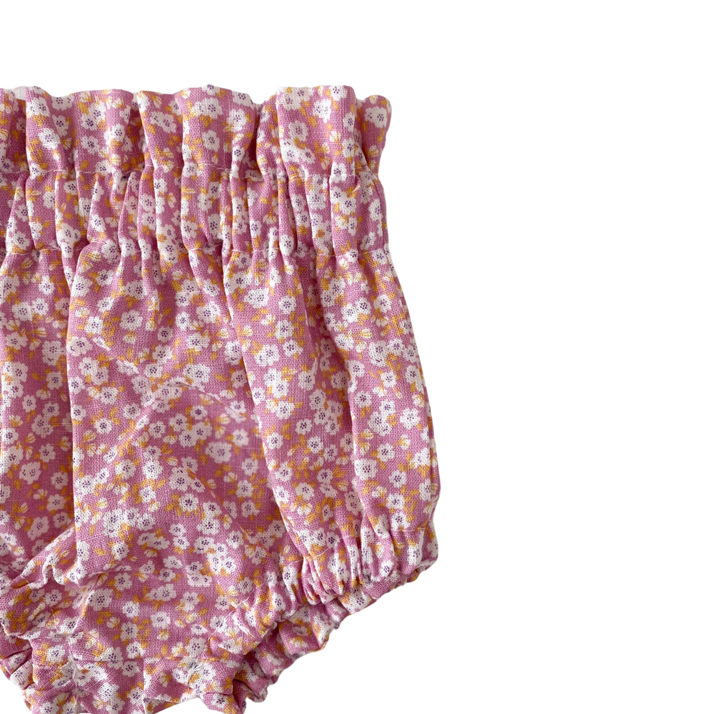 Bloomers / floral linen - lilac