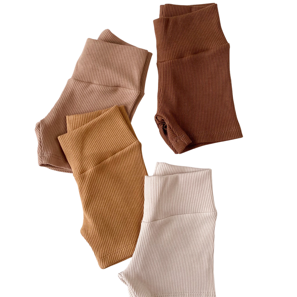 
                      
                        Girly bike shorts / ribbed - earth tones
                      
                    