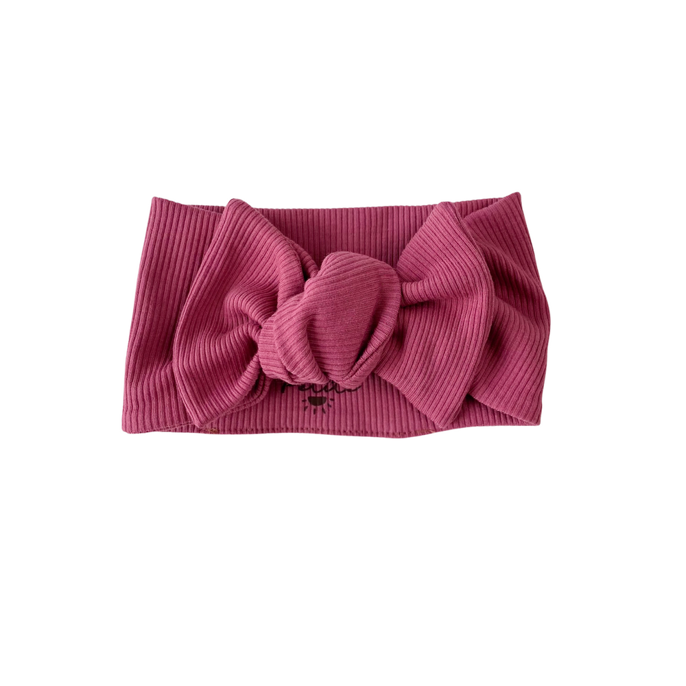 
                      
                        Bow headband / ribbed jersey - girly tones
                      
                    