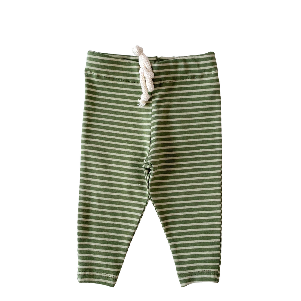 
                      
                        Kids leggings / olive thin stripes
                      
                    