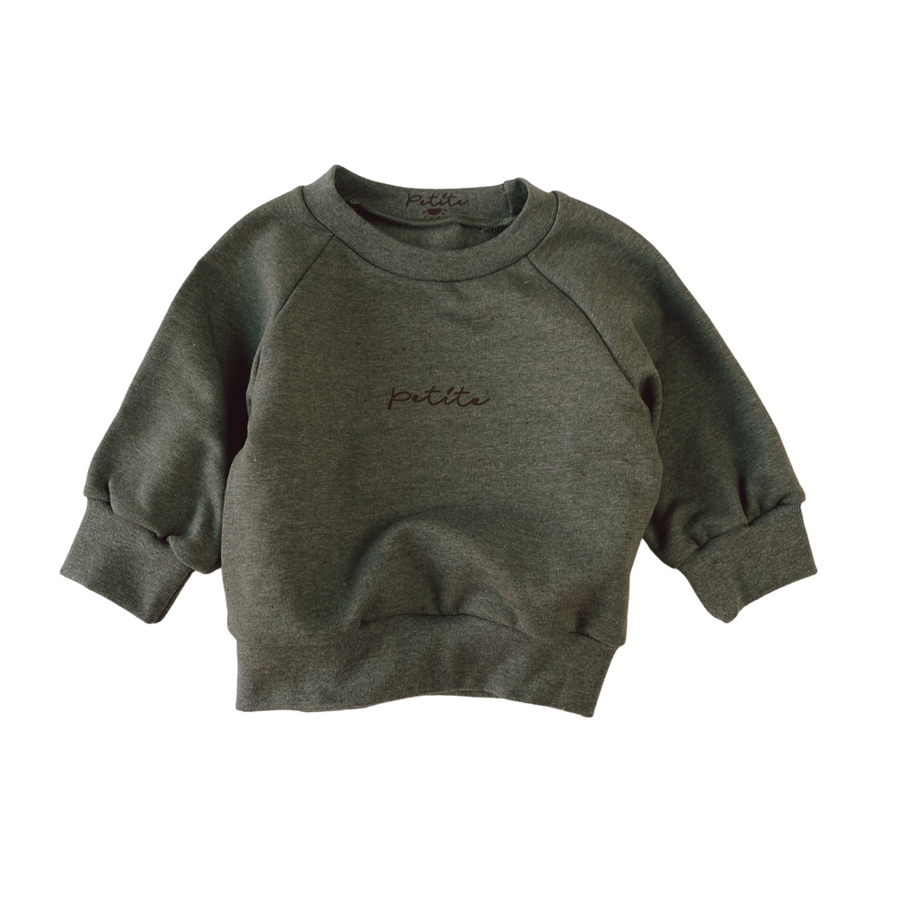 Petite / Kids Recycled cotton sweatshirt - rosemary