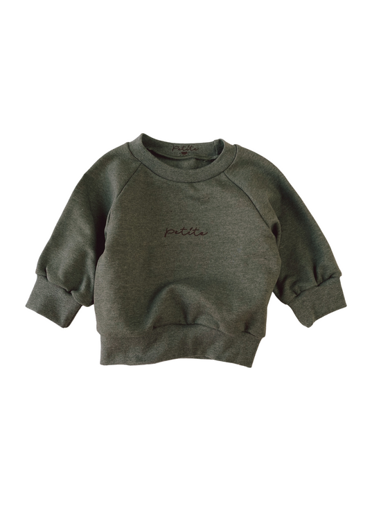 Petite / Kids Recycled cotton sweatshirt - rosemary