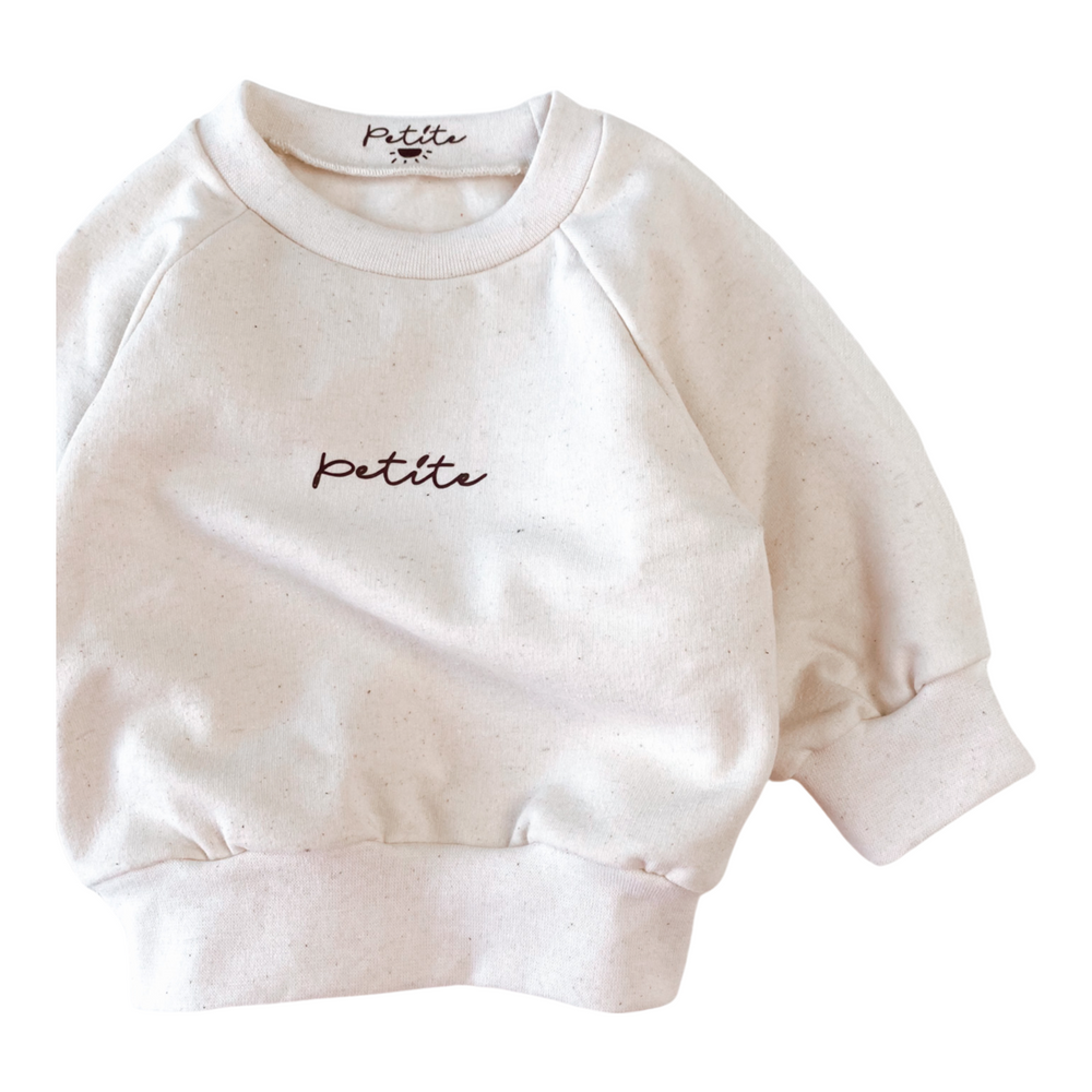 
                      
                        Petite / Kids Recycled cotton sweatshirt - ecru
                      
                    