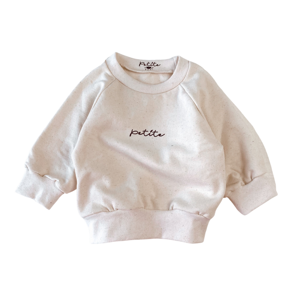 
                      
                        Petite / Kids Recycled cotton sweatshirt - ecru
                      
                    