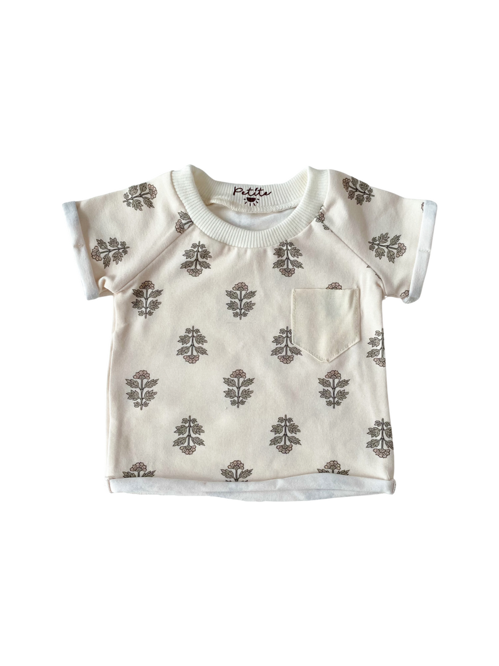 Girly jersey t-shirt / florals