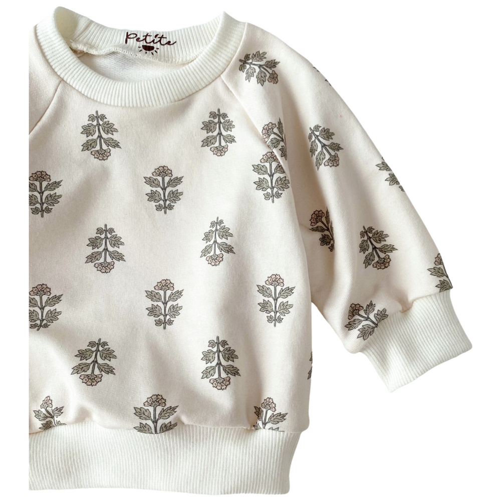 
                      
                        Baby cotton sweatshirt / florals
                      
                    