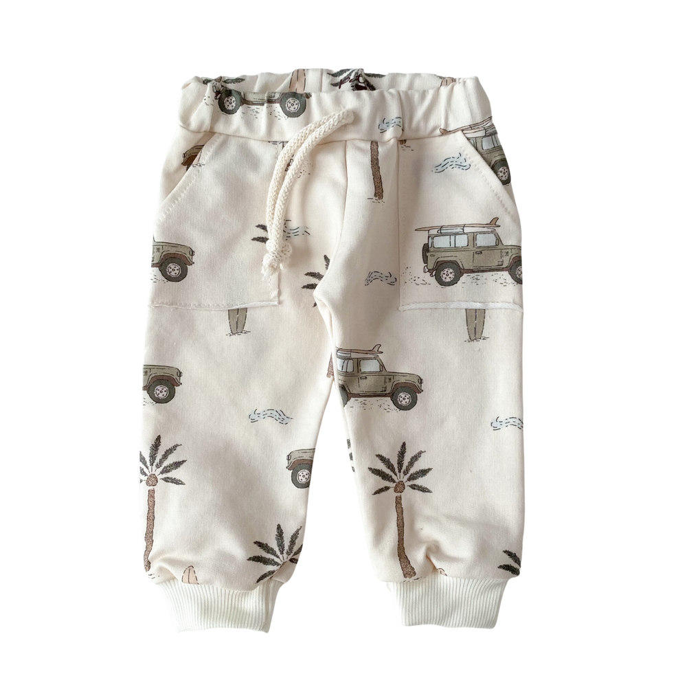 
                      
                        Baby sweatpants / cars & palm trees
                      
                    