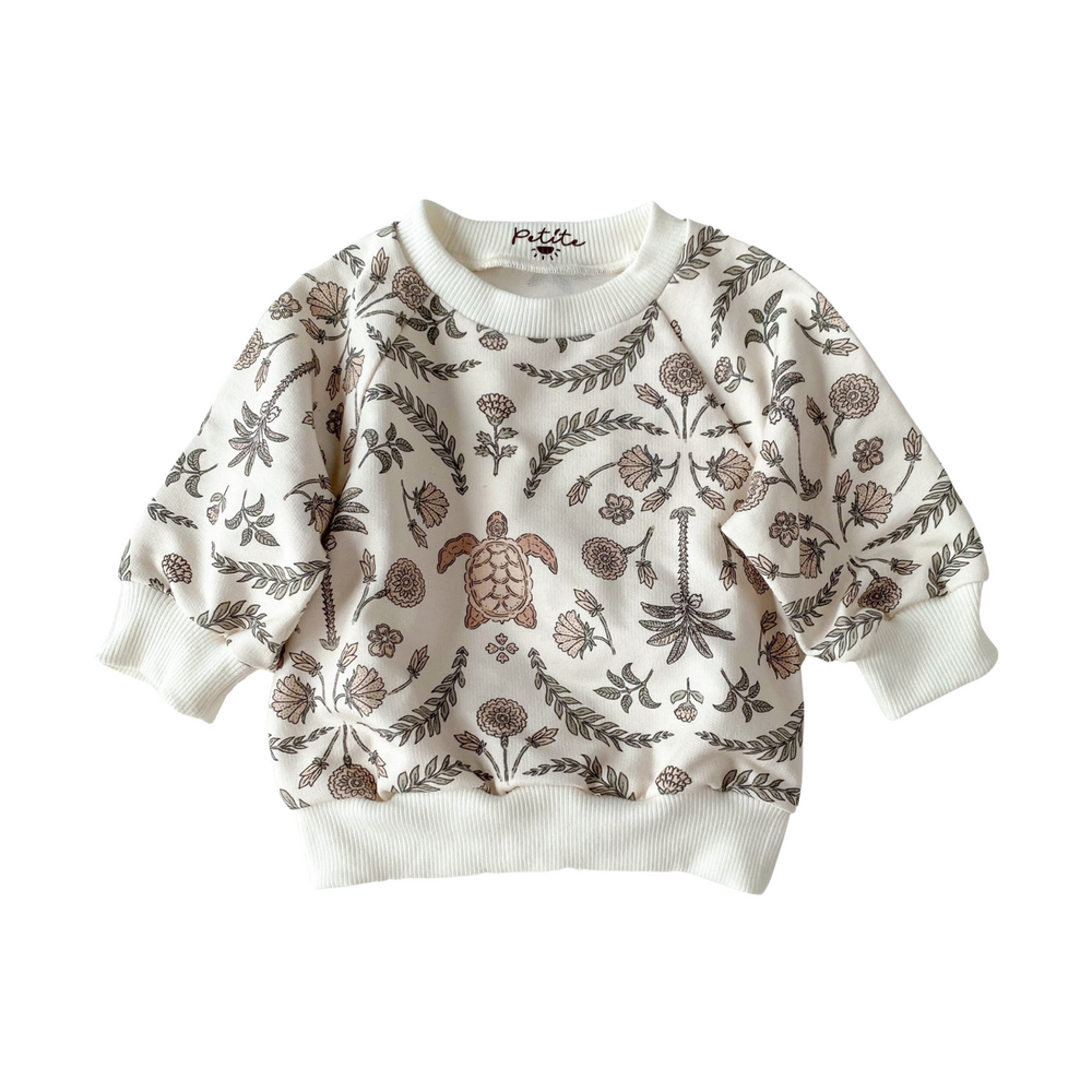 
                      
                        Baby cotton sweatshirt / oriental turtles
                      
                    