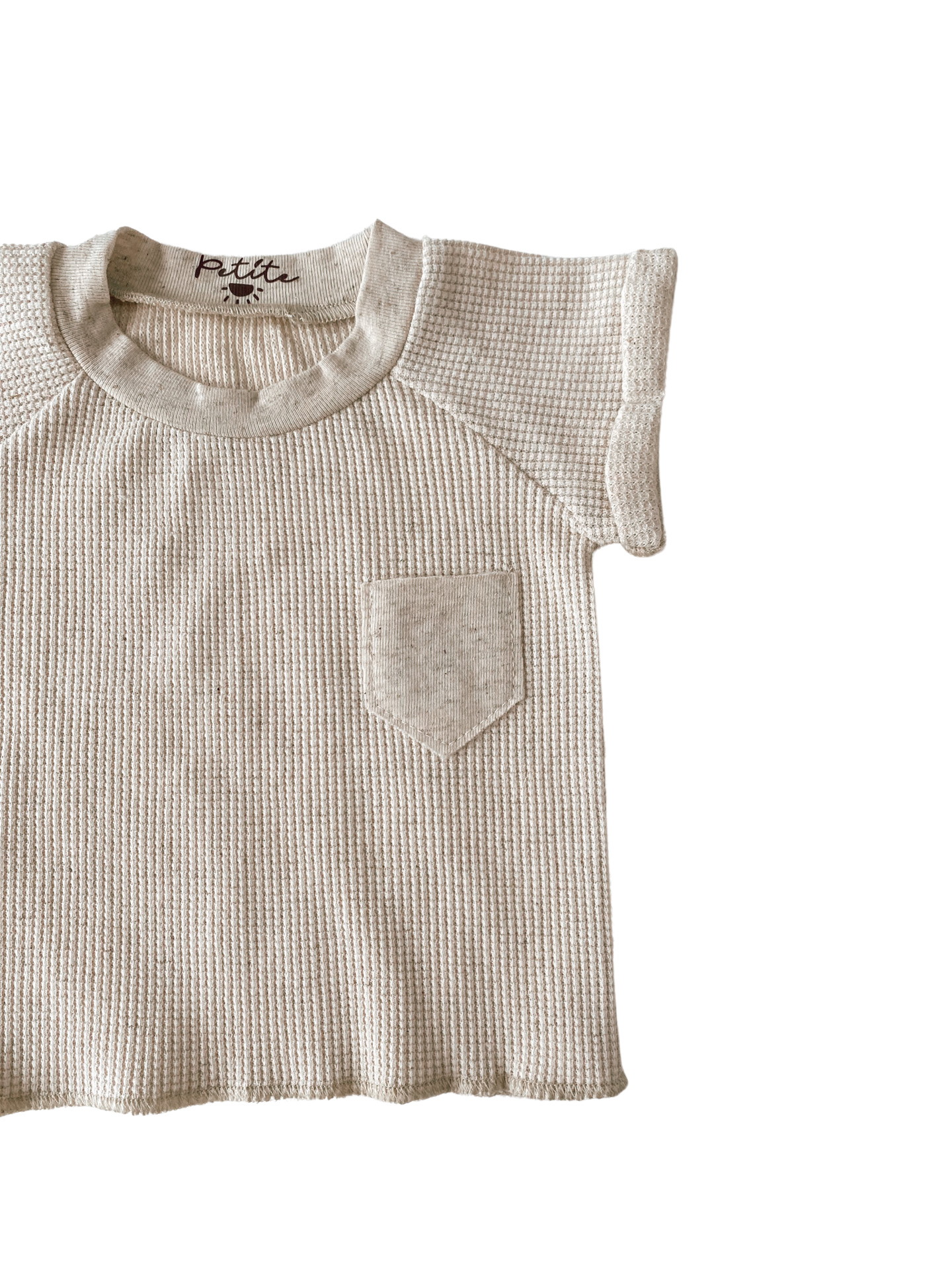 T-shirt / linen waffle