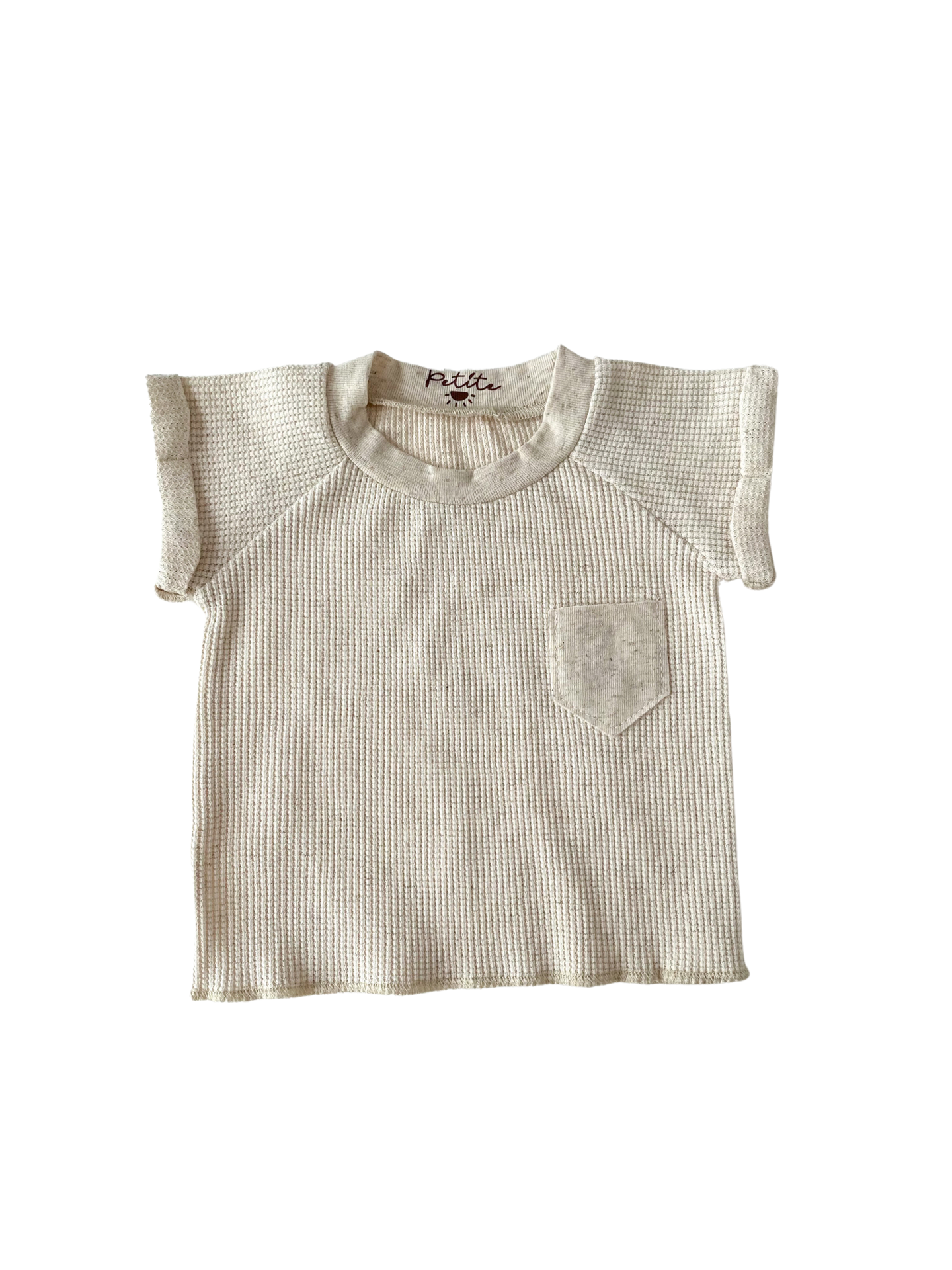 T-shirt / linen waffle