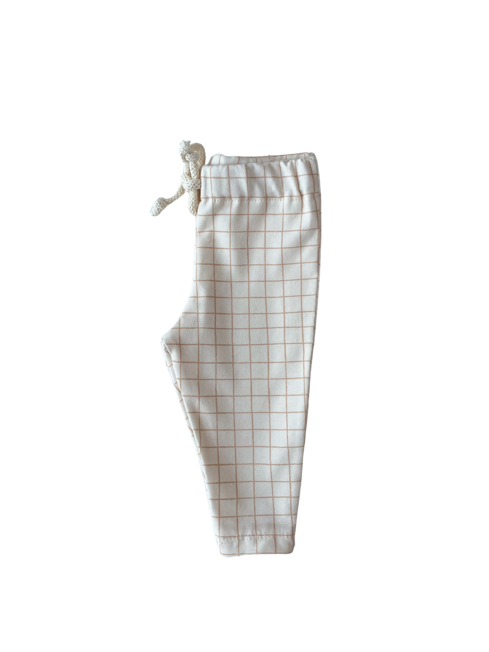 Kids leggings / vanilla checkers