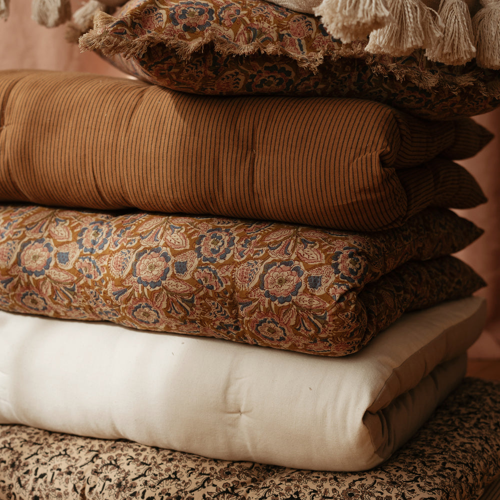 
                      
                        Mattress / play mat / Stripes + flowers
                      
                    