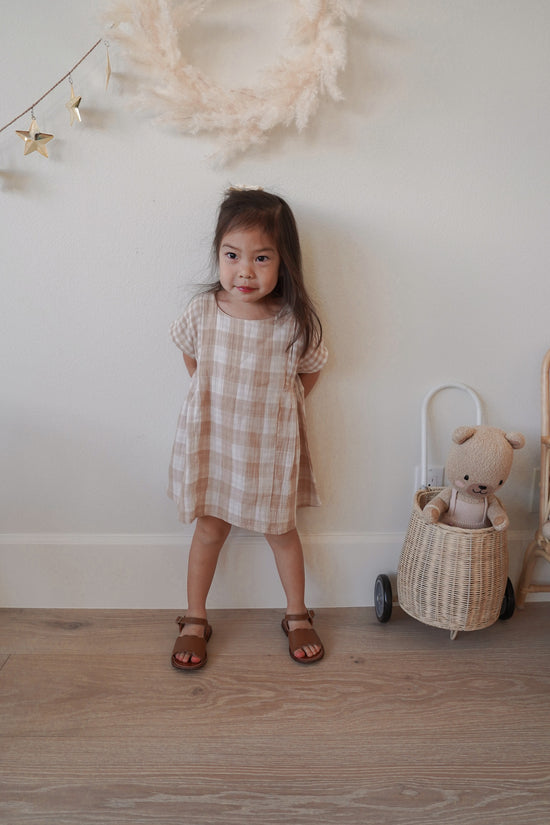 Malia baby dress / gingham