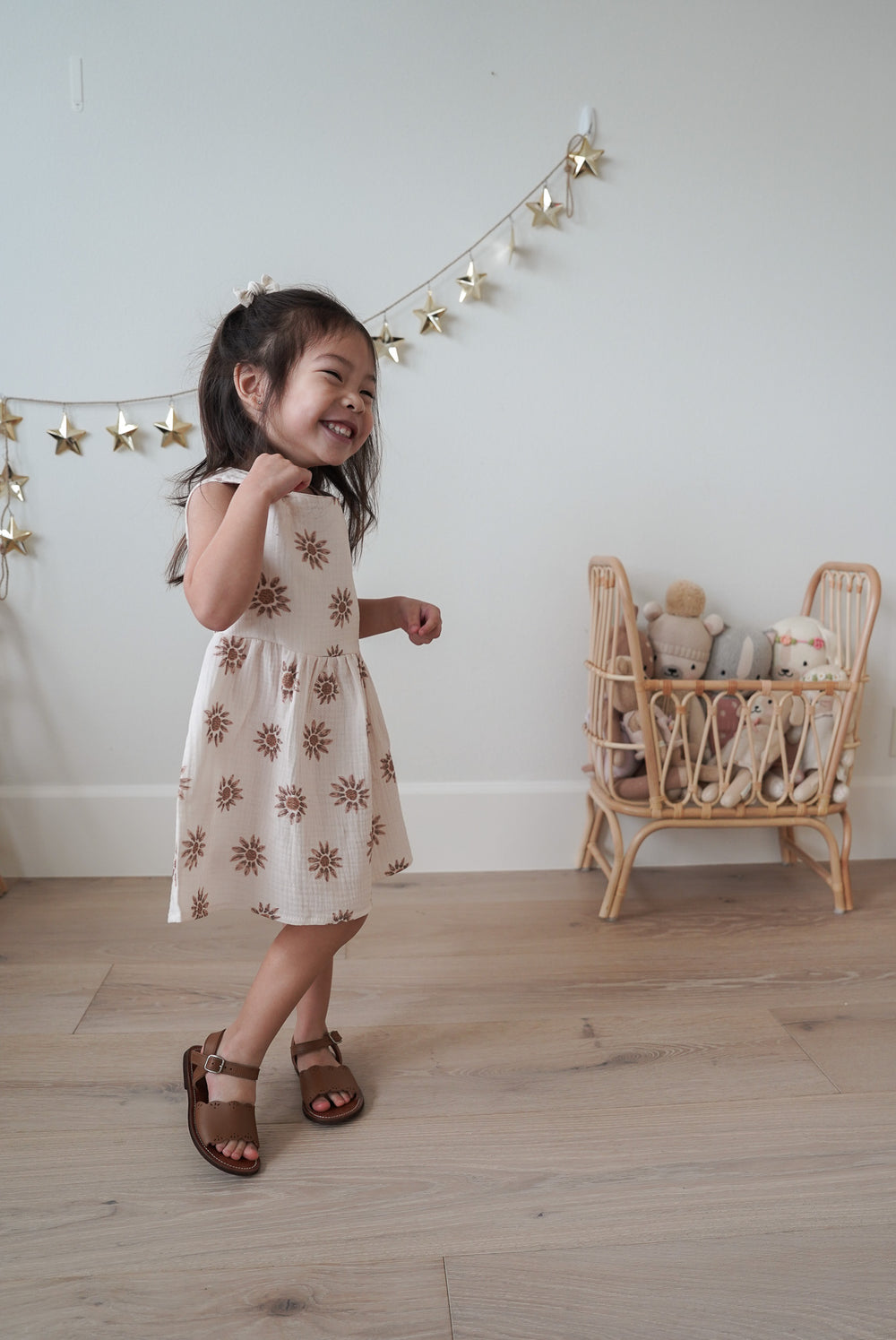 Arabella baby dress / sunflowers