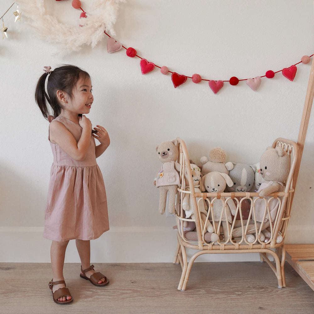 
                      
                        Arabella baby dress / linen - vintage rose
                      
                    