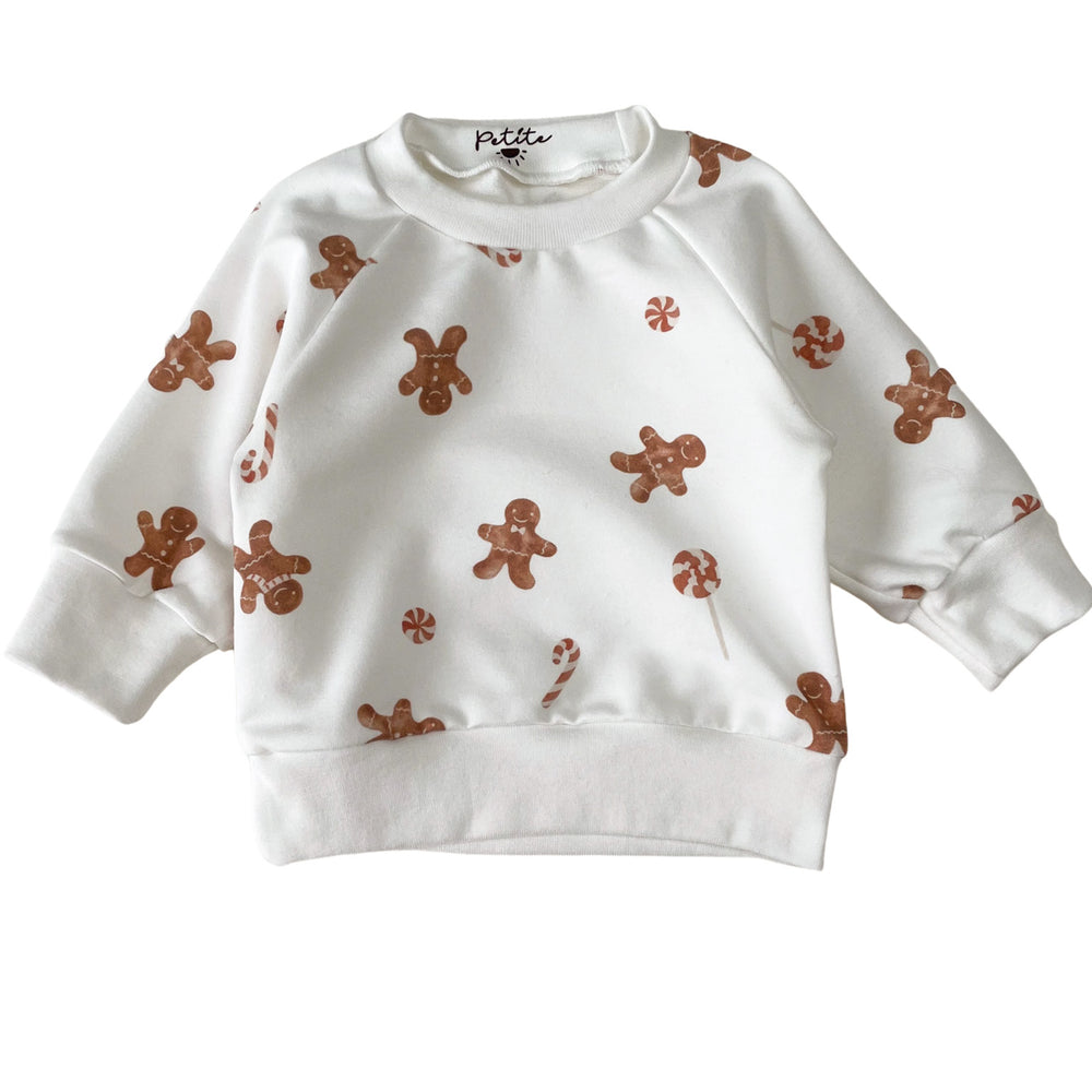 
                      
                        Baby cotton sweater / gingerbread man
                      
                    