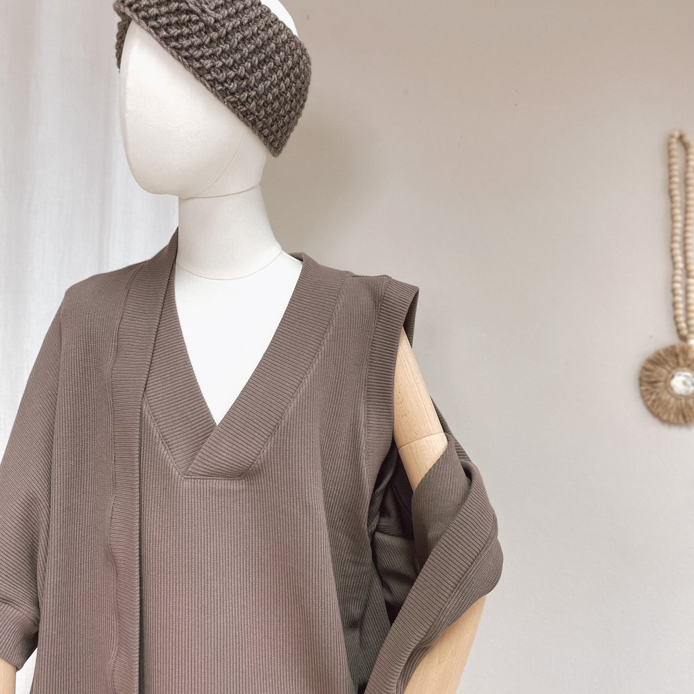 
                      
                        Kimono - cotton knit - chocolate mocha
                      
                    