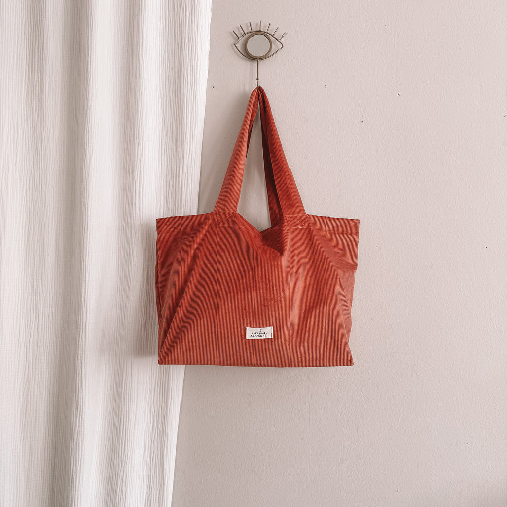 
                      
                        Shopping Bag / corduroy - terracotta
                      
                    