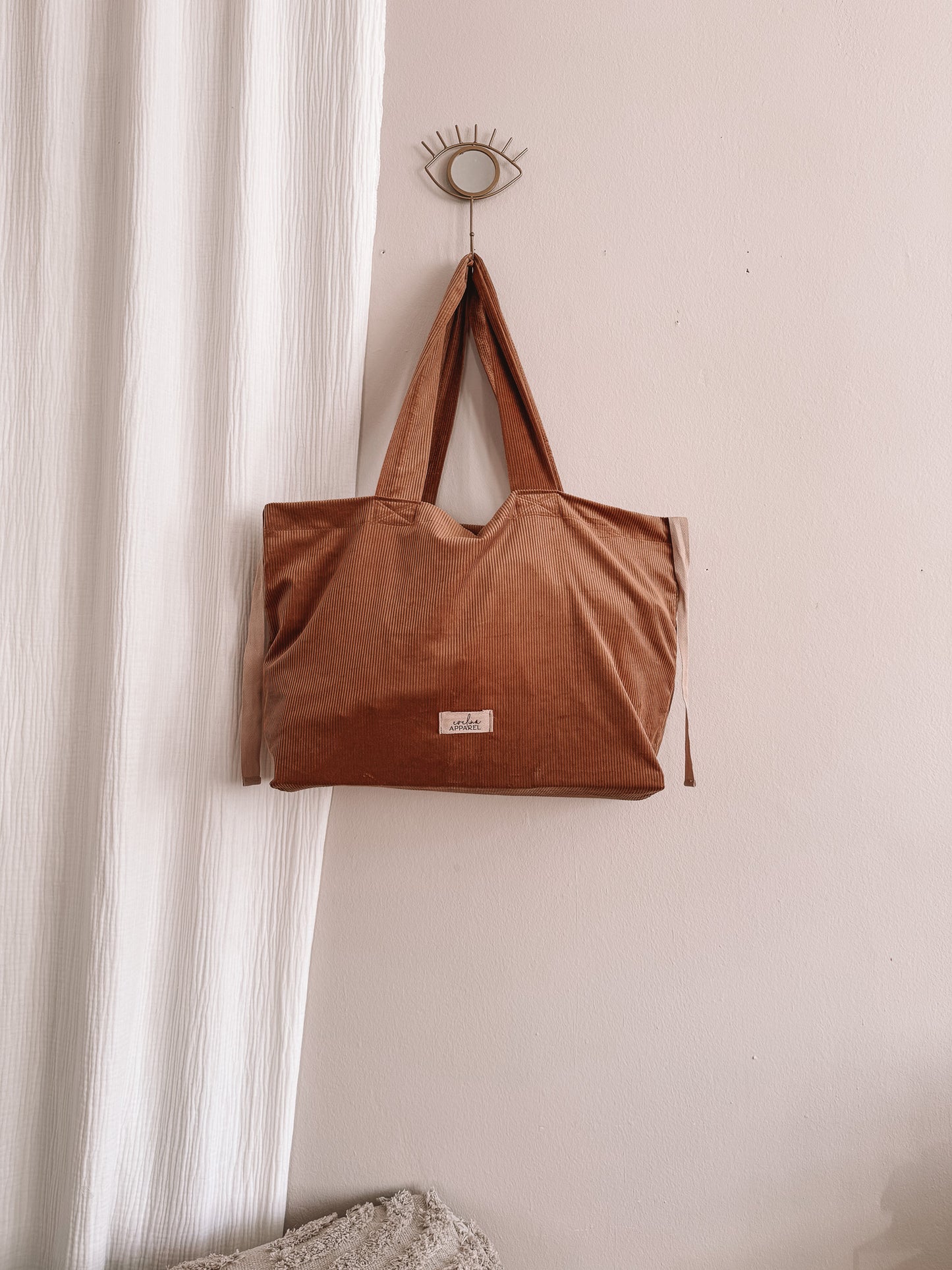 Shopping Bag / corduroy - hazelnut