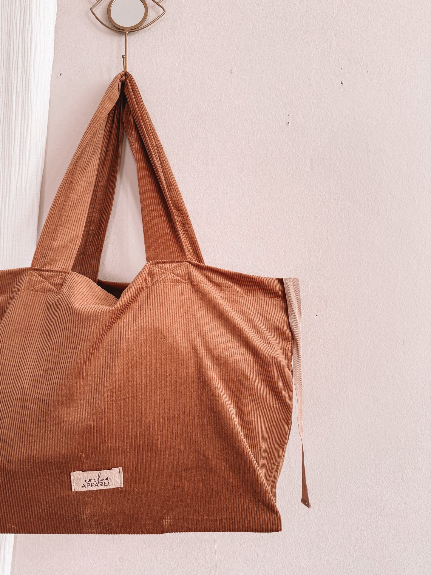 Shopping Bag / corduroy - hazelnut