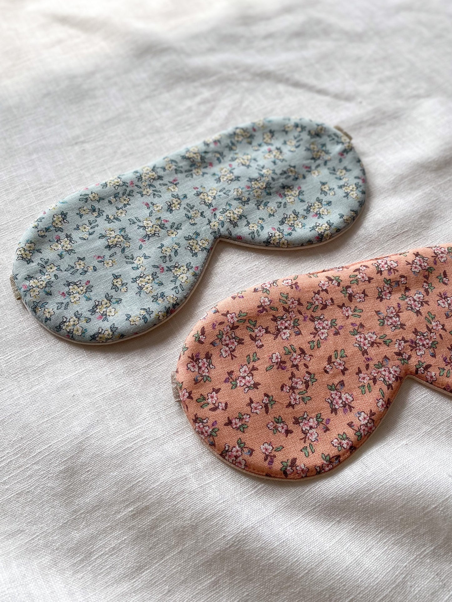 Cotton sleep masks / linen floral