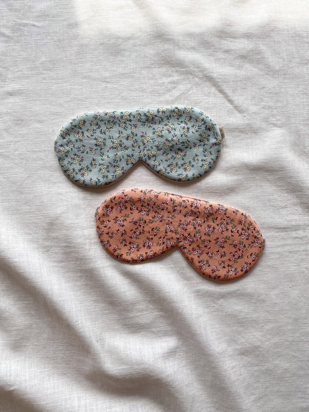 Cotton sleep masks / linen floral