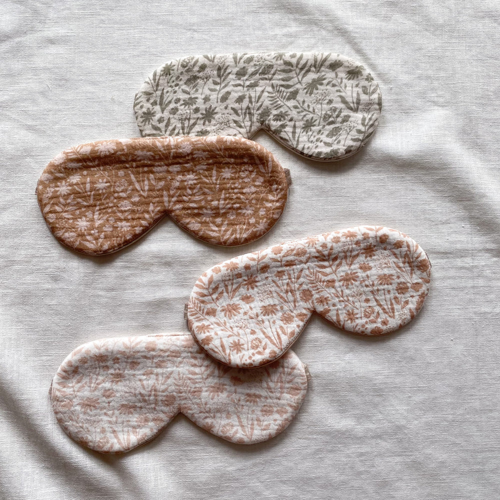 Cotton sleep masks / wildflowers