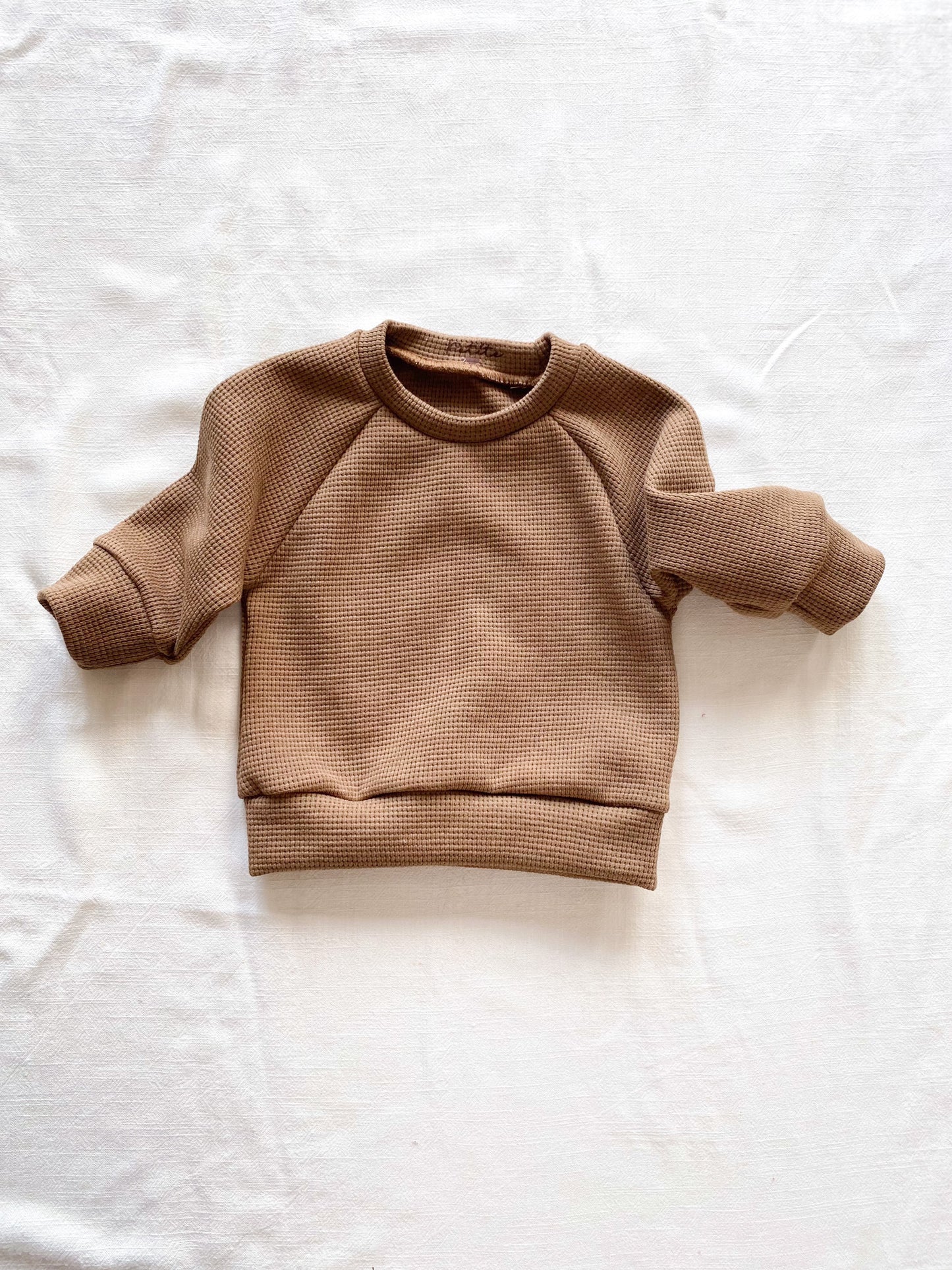 Baby cotton sweater / waffle