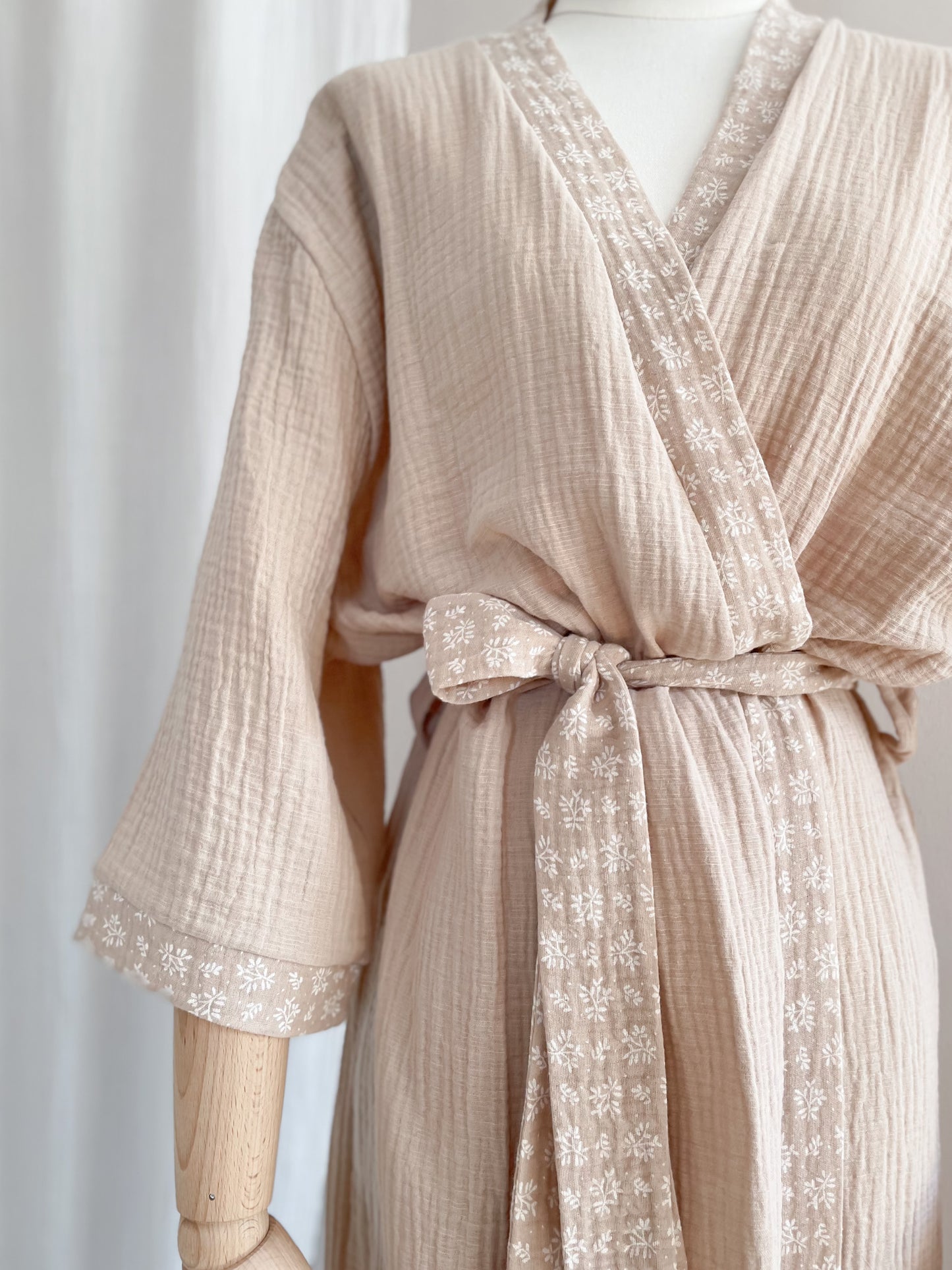 Muslin kimono /  beige