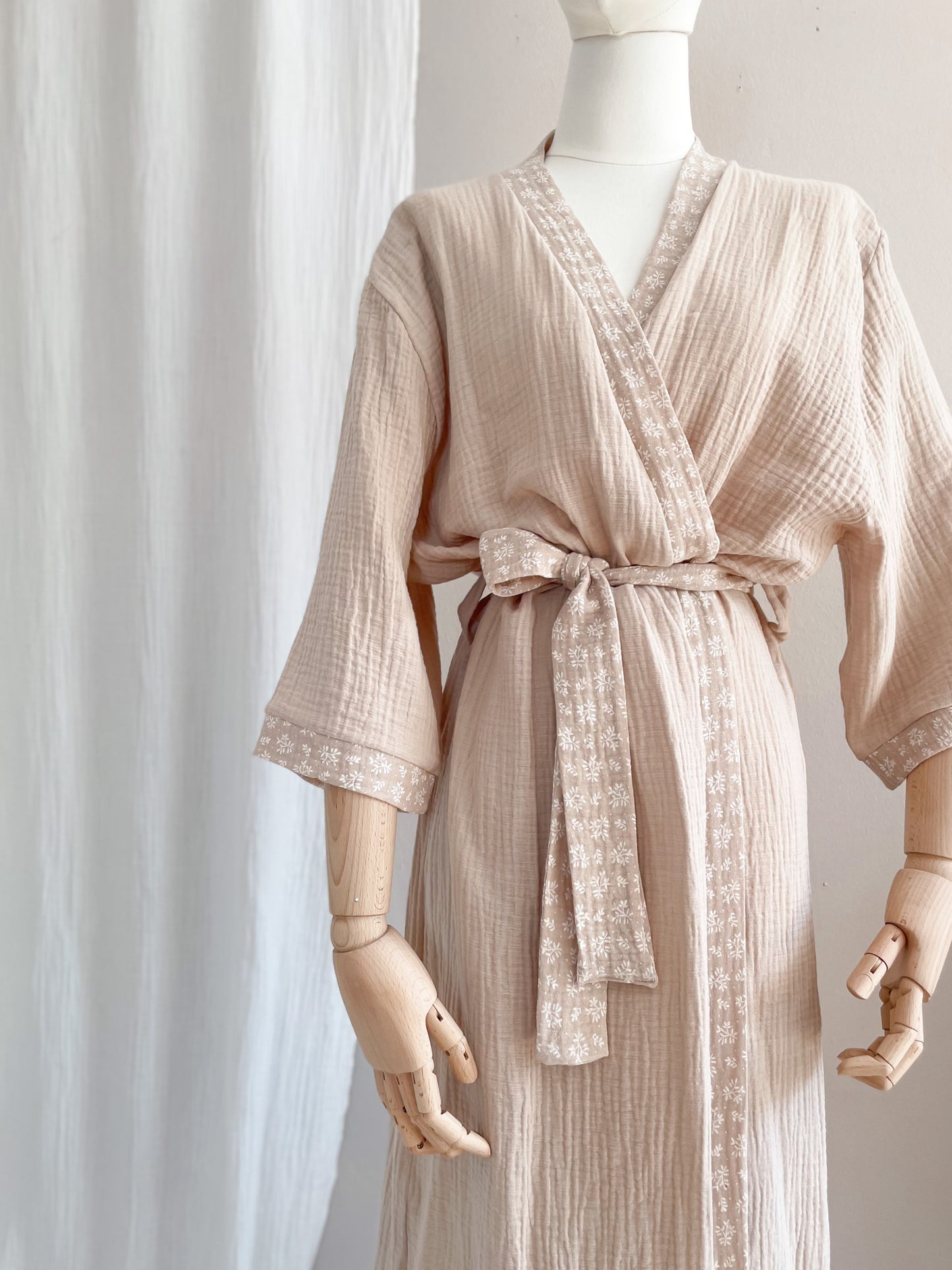 Muslin kimono /  beige