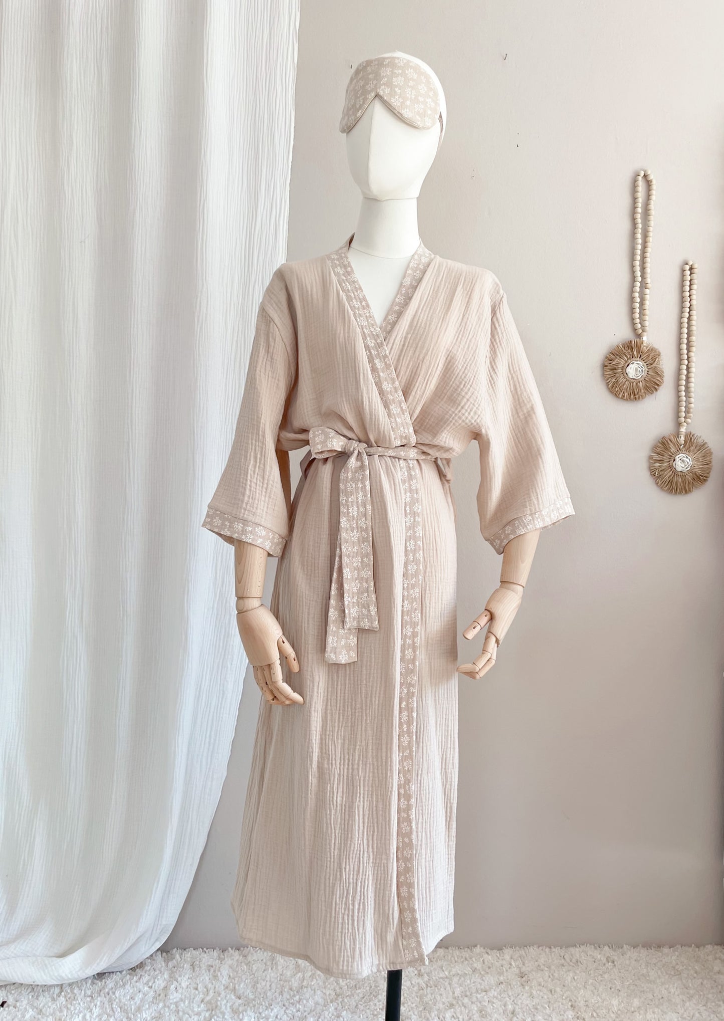 Muslin kimono /  beige