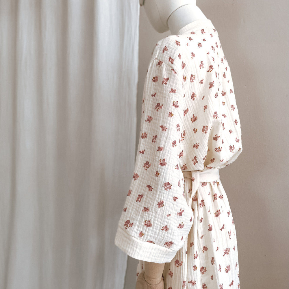 
                      
                        Muslin kimono / vintage floral - ecru
                      
                    